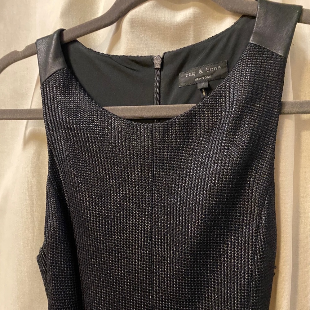 Rag & Bone Black Midi Cocktail Dress